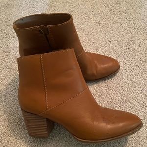 Womens Madewell leather booties